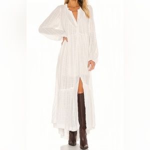 Free People Edie Maxi Dress White - Size S